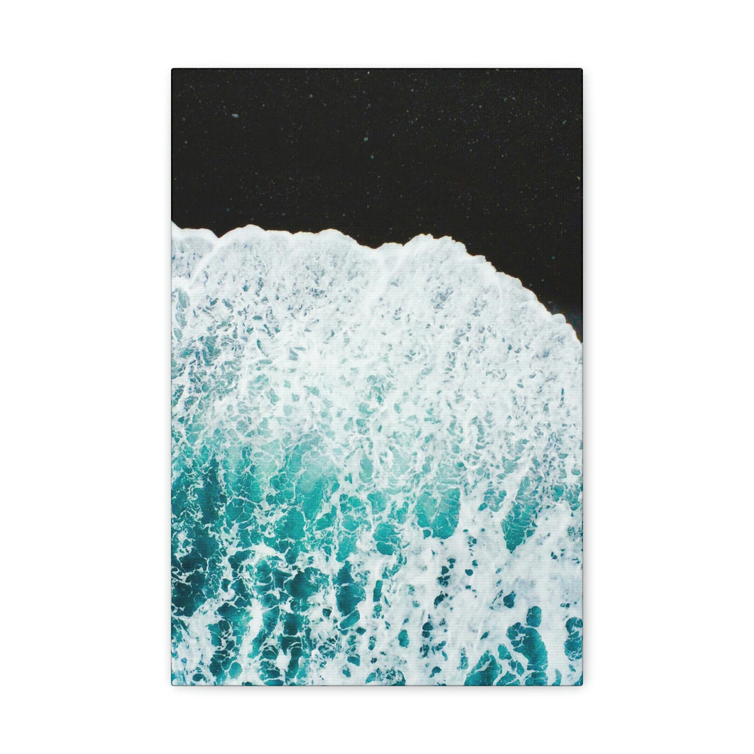 A Wave on Volcanic Sand - Canvas