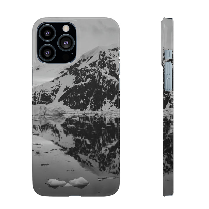 Reflected Calm in Black and White - Phone Case