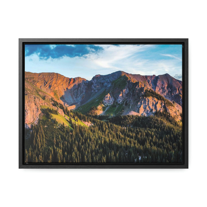 Fading Mountain Light - Canvas with Frame