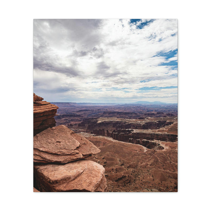 The Canyon Below - Canvas