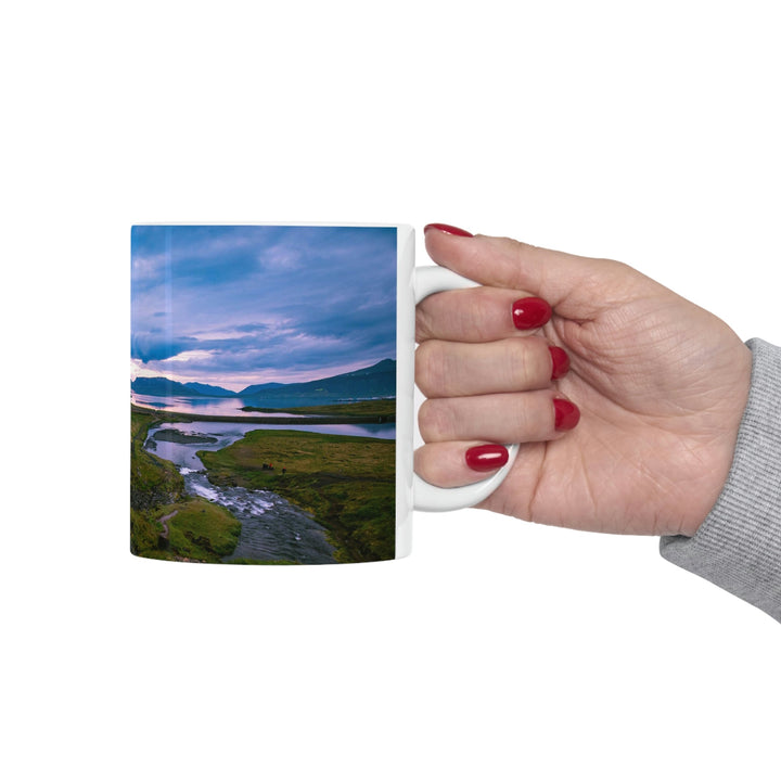 An Icelandic Sunset - Ceramic Mug 11oz - Visiting This World