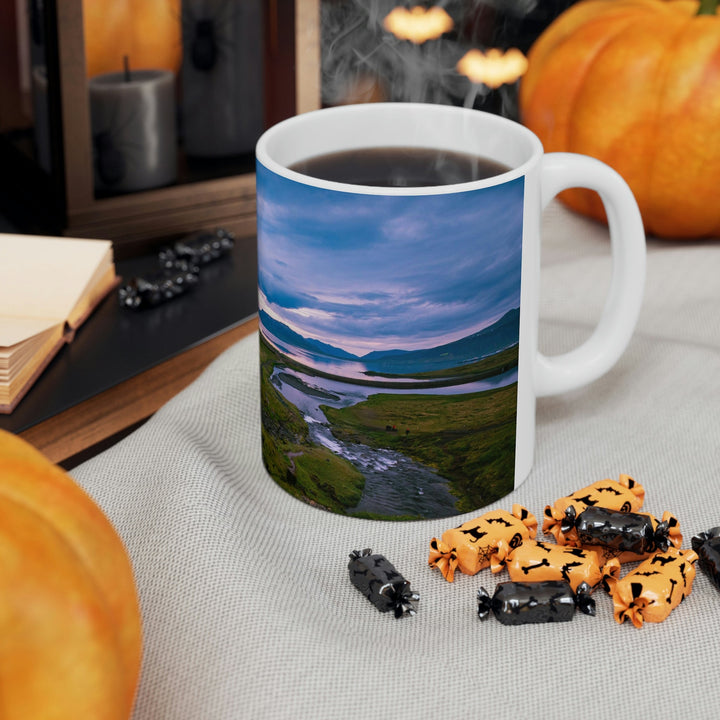 An Icelandic Sunset - Ceramic Mug 11oz - Visiting This World