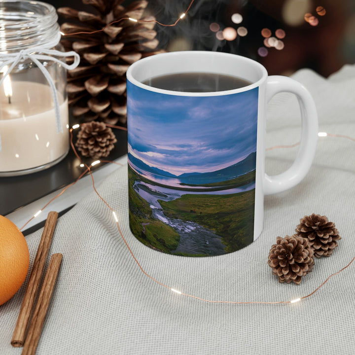 An Icelandic Sunset - Ceramic Mug 11oz - Visiting This World