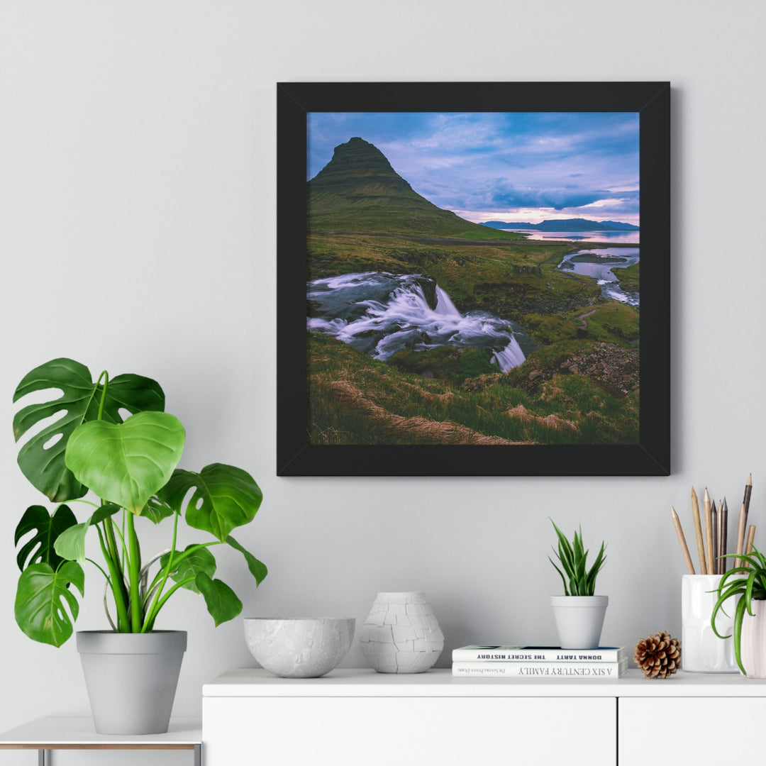 An Icelandic Sunset - Framed Print - Visiting This World