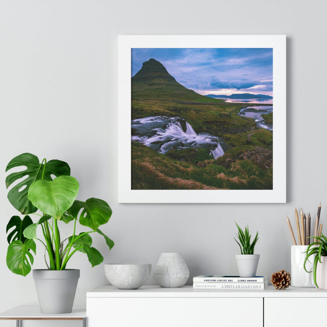 An Icelandic Sunset - Framed Print - Visiting This World