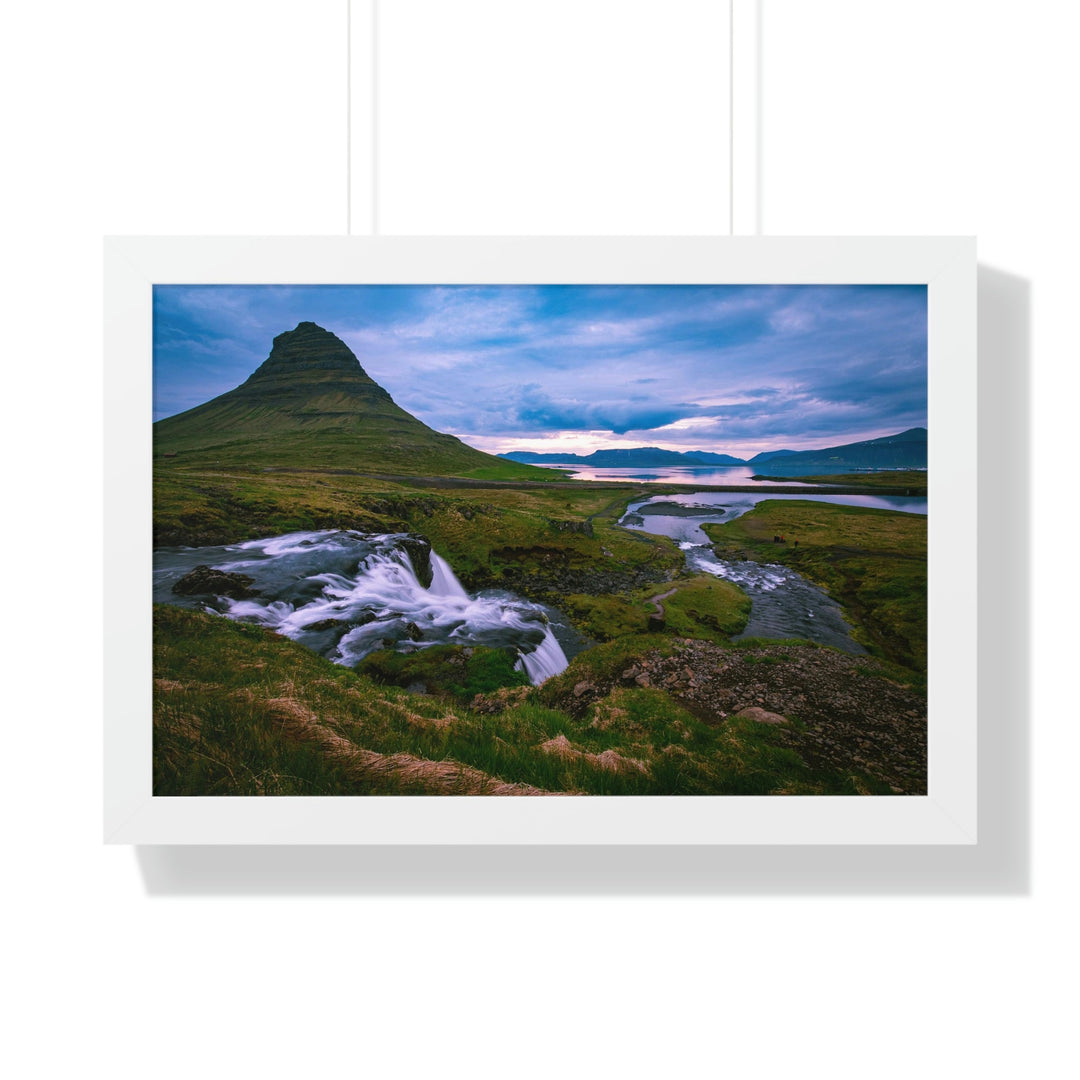 An Icelandic Sunset - Framed Print - Visiting This World