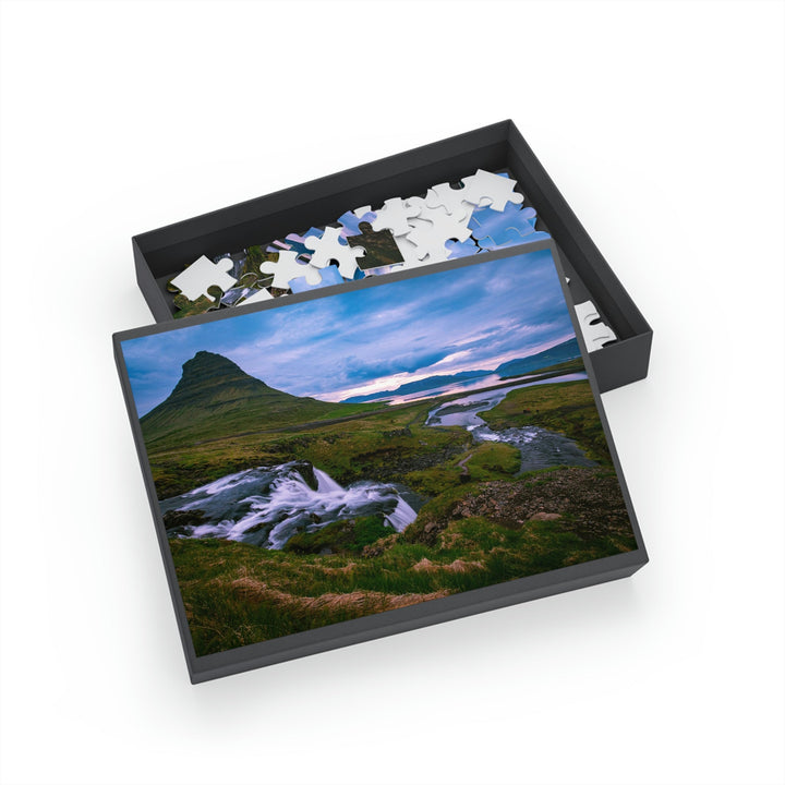 An Icelandic Sunset - Nature Puzzle (96, 252, 500, 1000-Piece) - Visiting This World