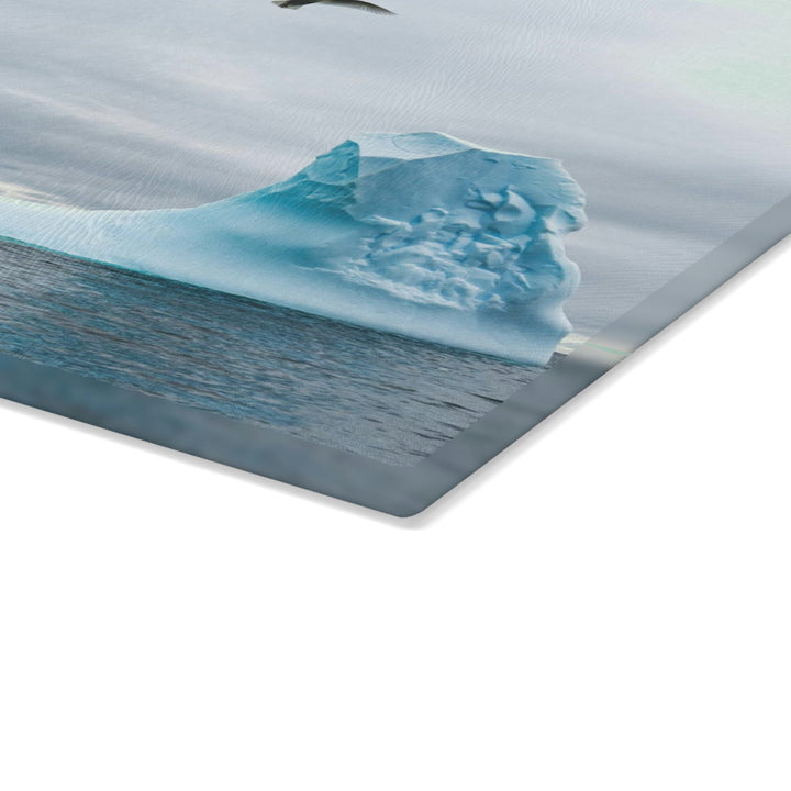 Antarctic Flight - Glass Cutting Board - Visiting This World