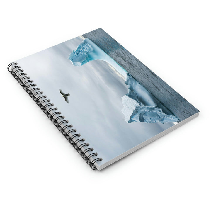 Antarctic Flight - Spiral Ruled Line Notebook - Visiting This World