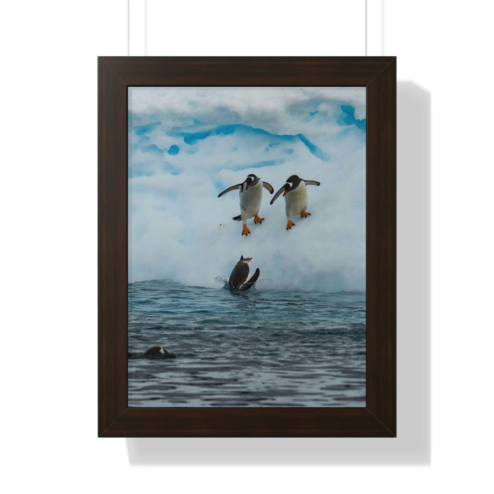 Anticipating the Jump - Framed Print - Visiting This World