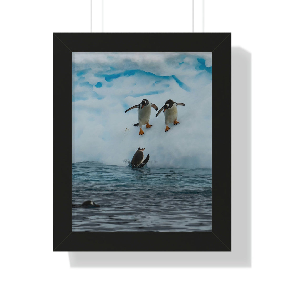 Anticipating the Jump - Framed Print - Visiting This World