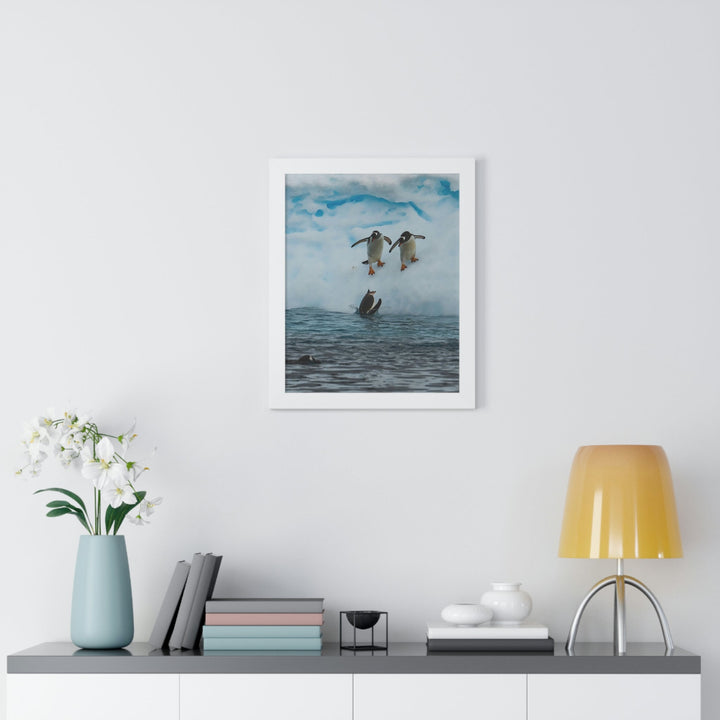 Anticipating the Jump - Framed Print - Visiting This World