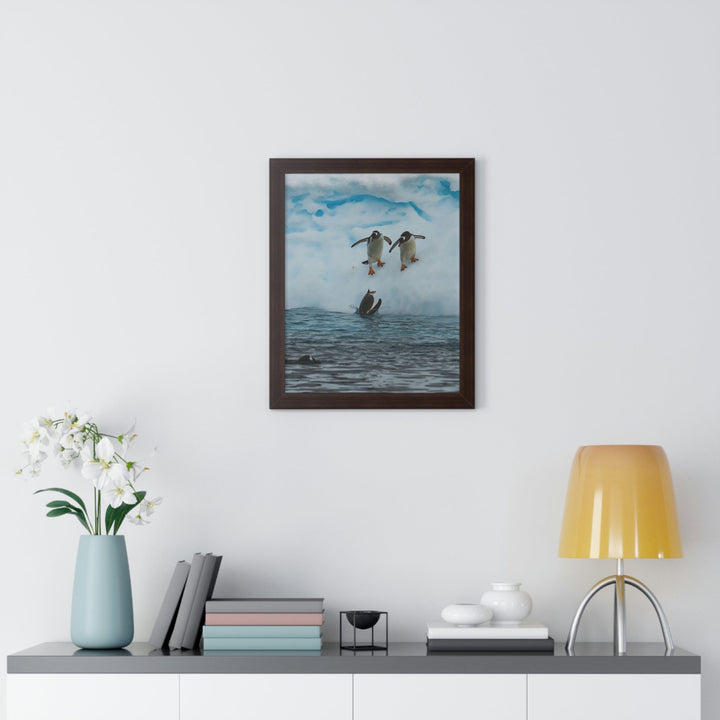 Anticipating the Jump - Framed Print - Visiting This World