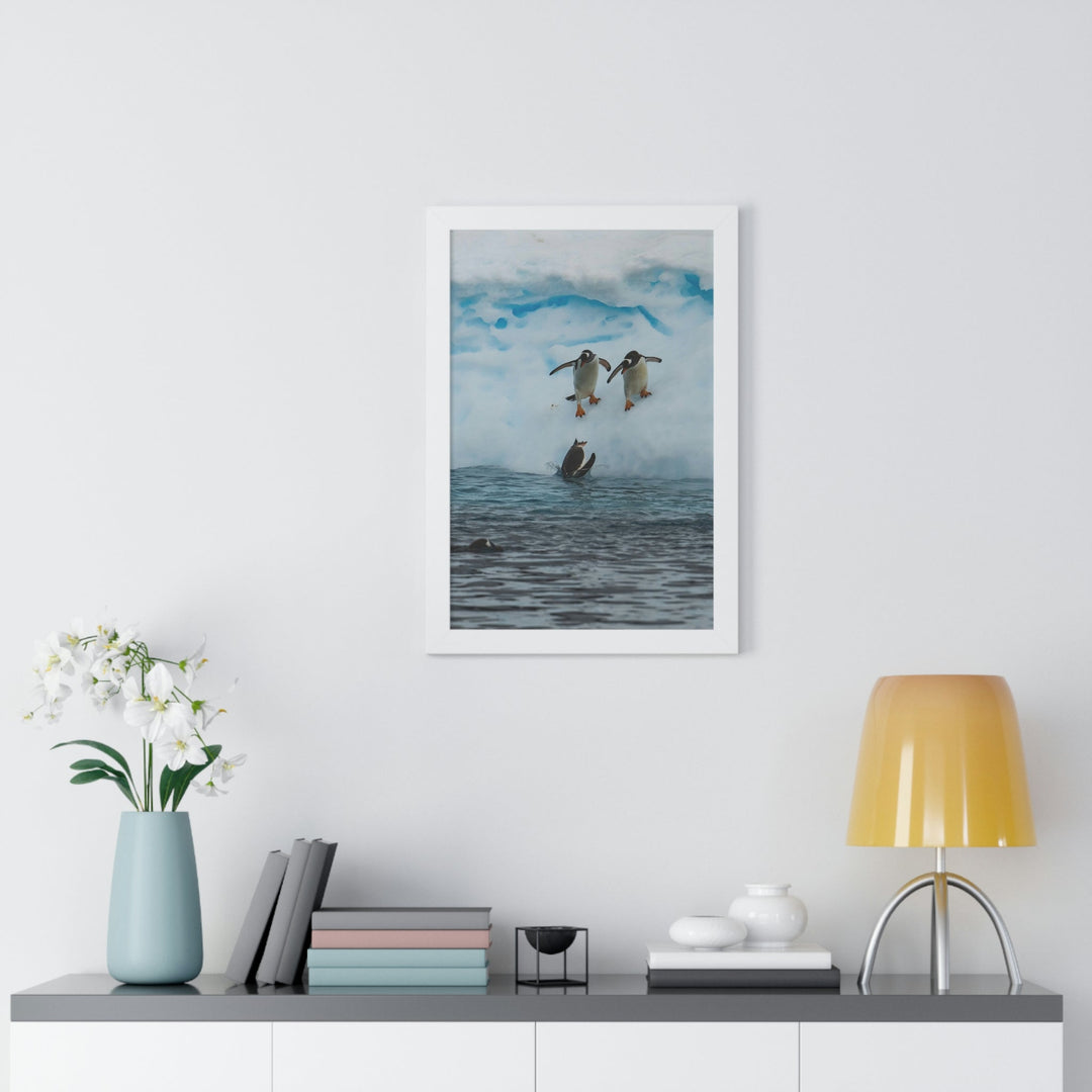 Anticipating the Jump - Framed Print - Visiting This World