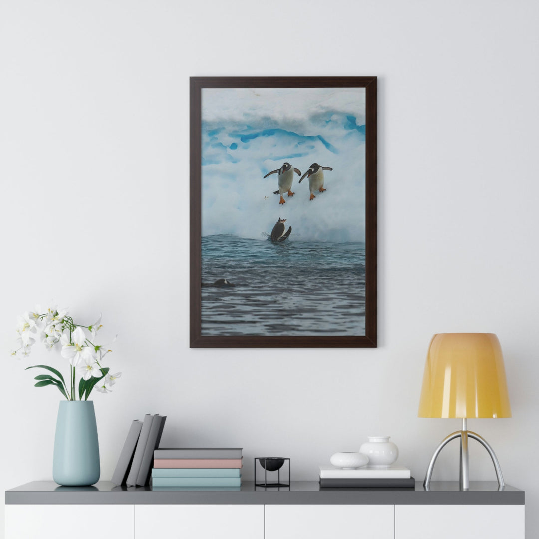 Anticipating the Jump - Framed Print - Visiting This World