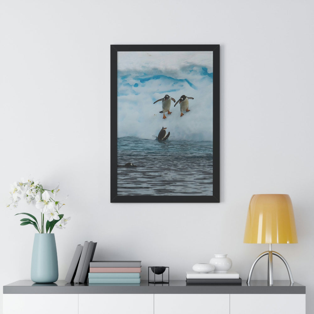 Anticipating the Jump - Framed Print - Visiting This World