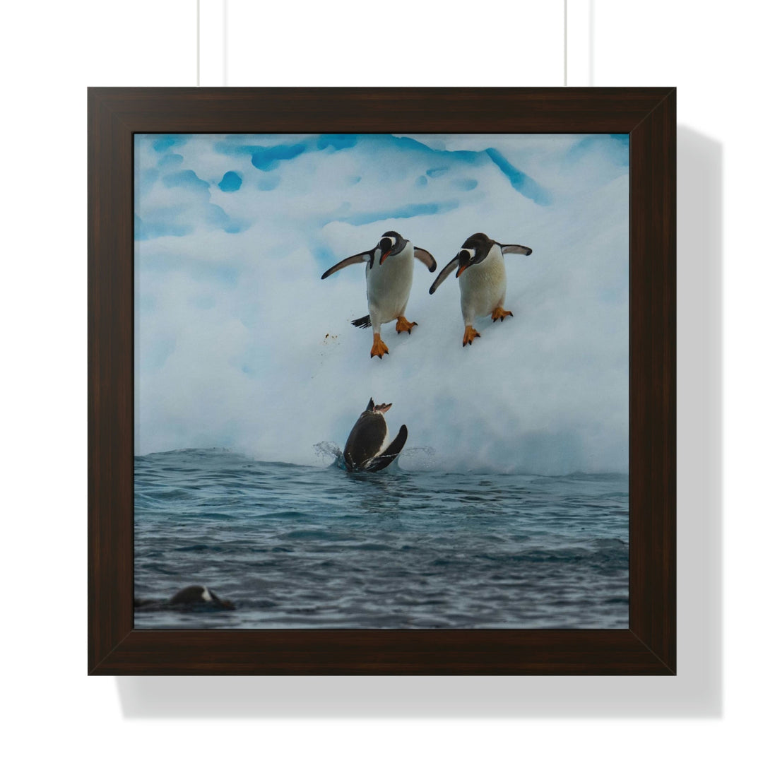 Anticipating the Jump - Framed Print - Visiting This World