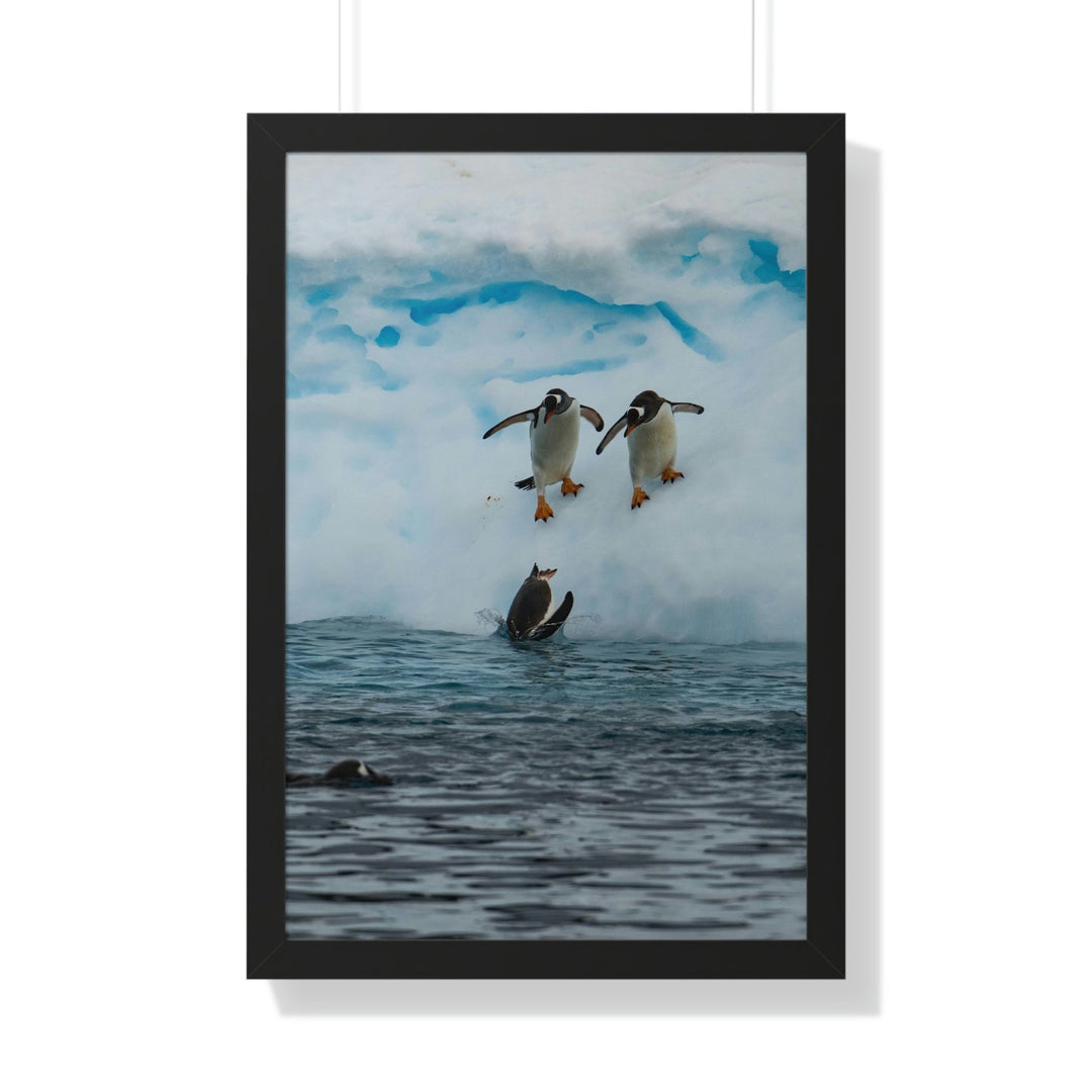 Anticipating the Jump - Framed Print - Visiting This World