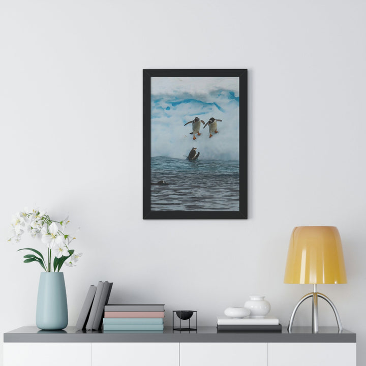 Anticipating the Jump - Framed Print - Visiting This World