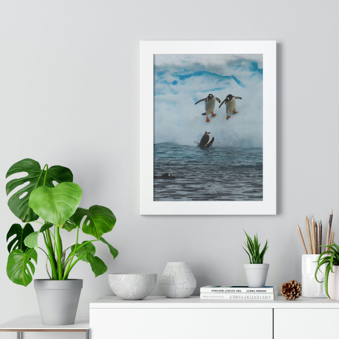 Anticipating the Jump - Framed Print - Visiting This World