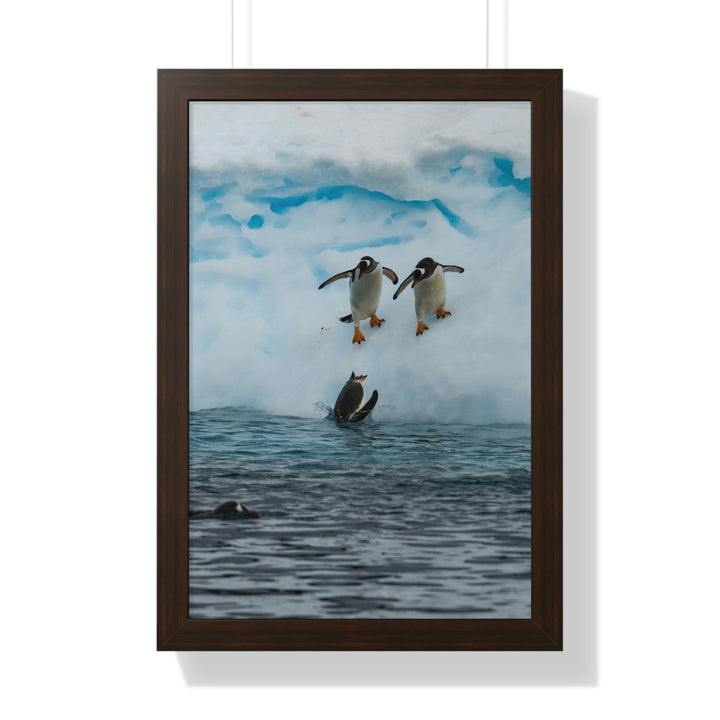 Anticipating the Jump - Framed Print - Visiting This World