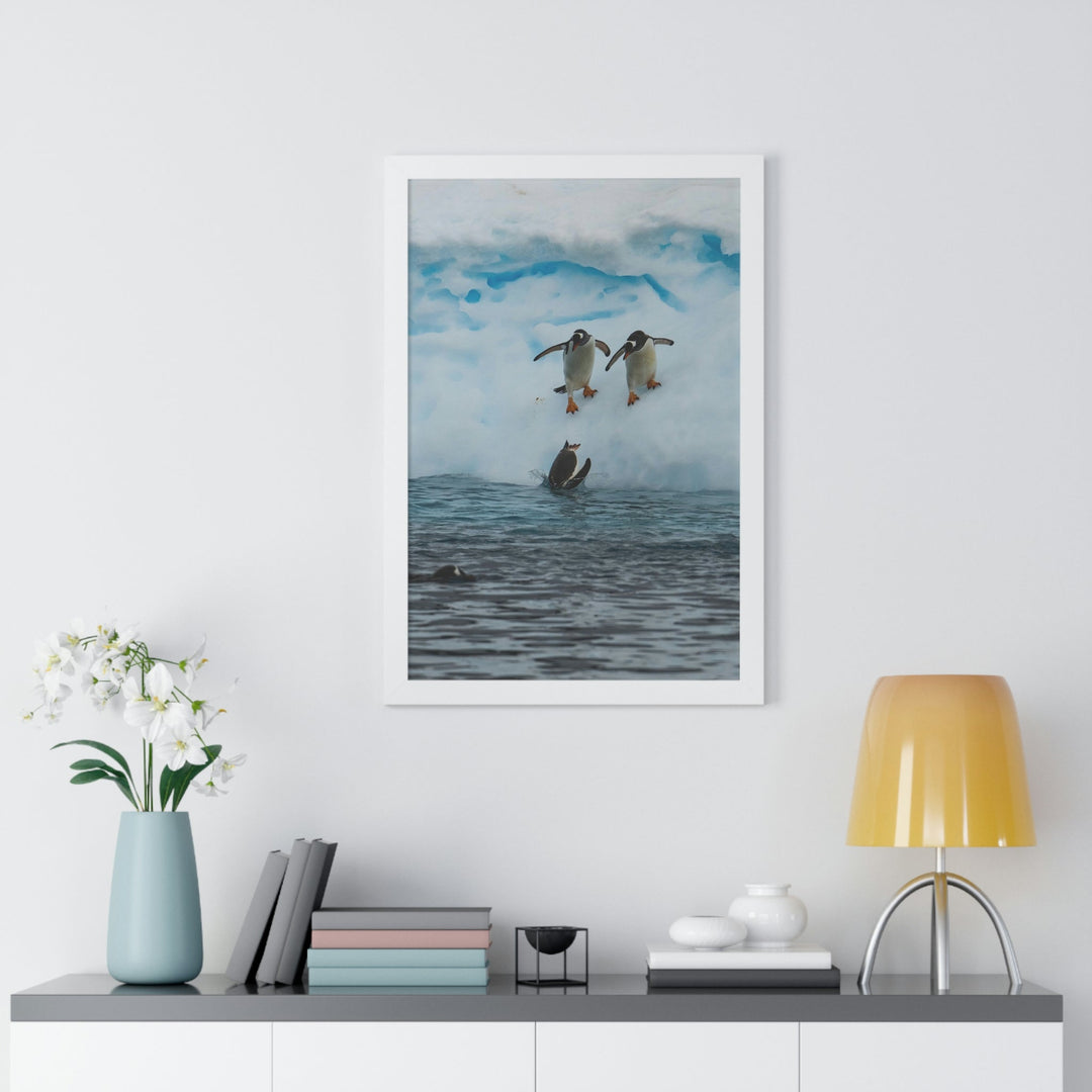 Anticipating the Jump - Framed Print - Visiting This World