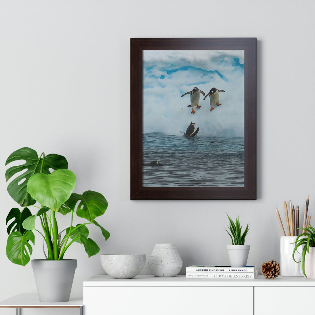 Anticipating the Jump - Framed Print - Visiting This World