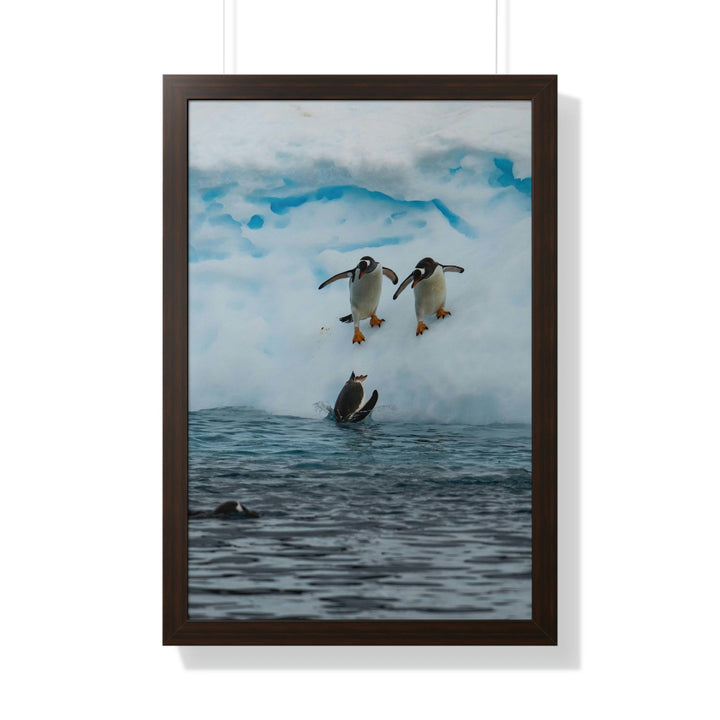 Anticipating the Jump - Framed Print - Visiting This World