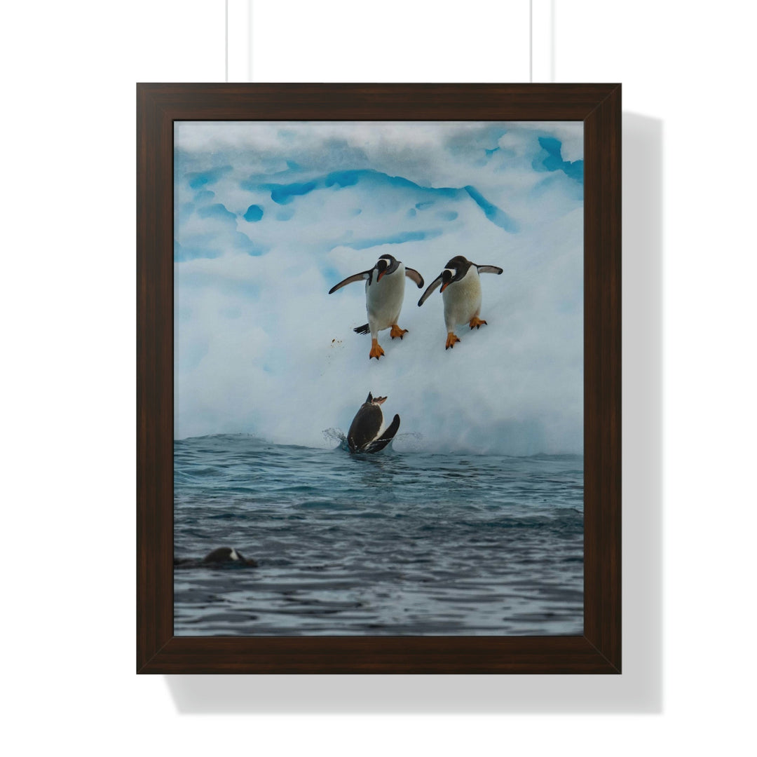 Anticipating the Jump - Framed Print - Visiting This World