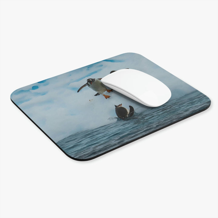 Anticipating the Jump - Mouse Pad (Rectangle) - Visiting This World