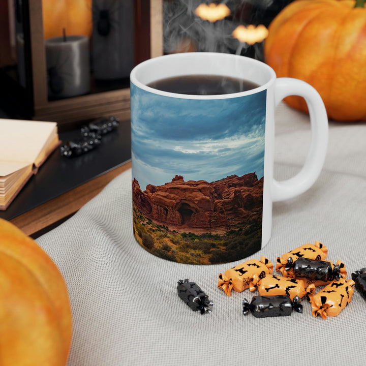 Arches at Sunset - Ceramic Mug 11oz - Visiting This World