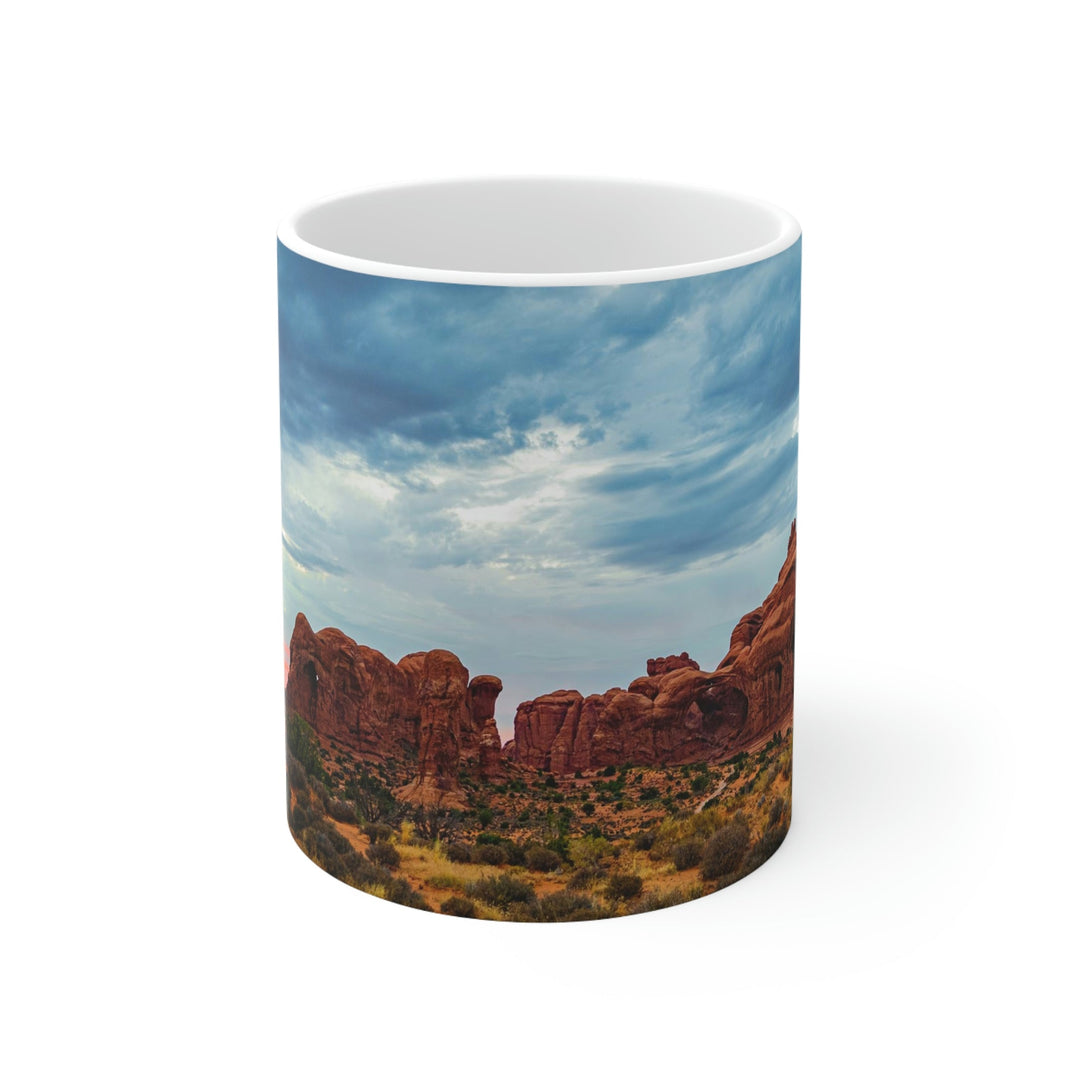 Arches at Sunset - Ceramic Mug 11oz - Visiting This World