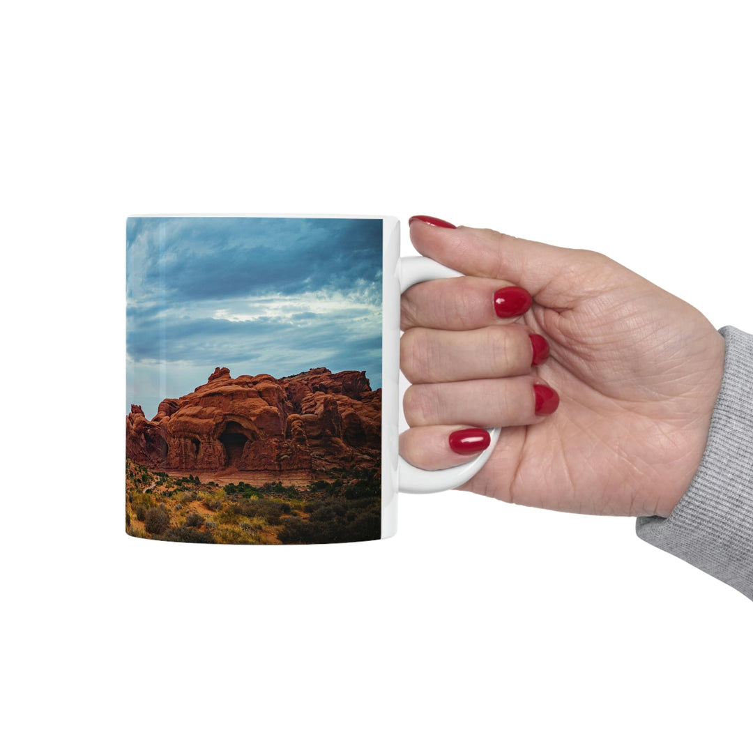 Arches at Sunset - Ceramic Mug 11oz - Visiting This World