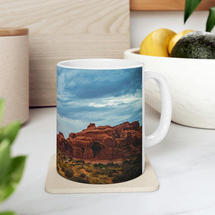 Arches at Sunset - Ceramic Mug 11oz - Visiting This World