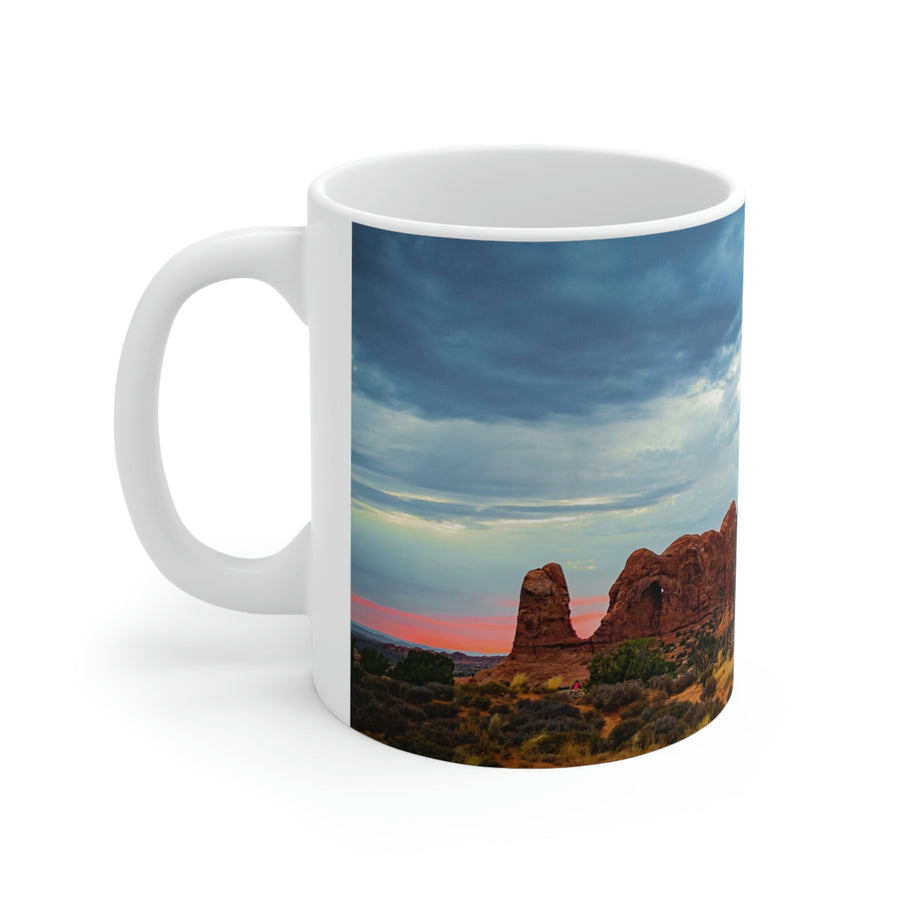 Arches at Sunset - Ceramic Mug 11oz - Visiting This World