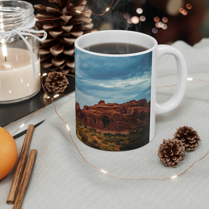 Arches at Sunset - Ceramic Mug 11oz - Visiting This World