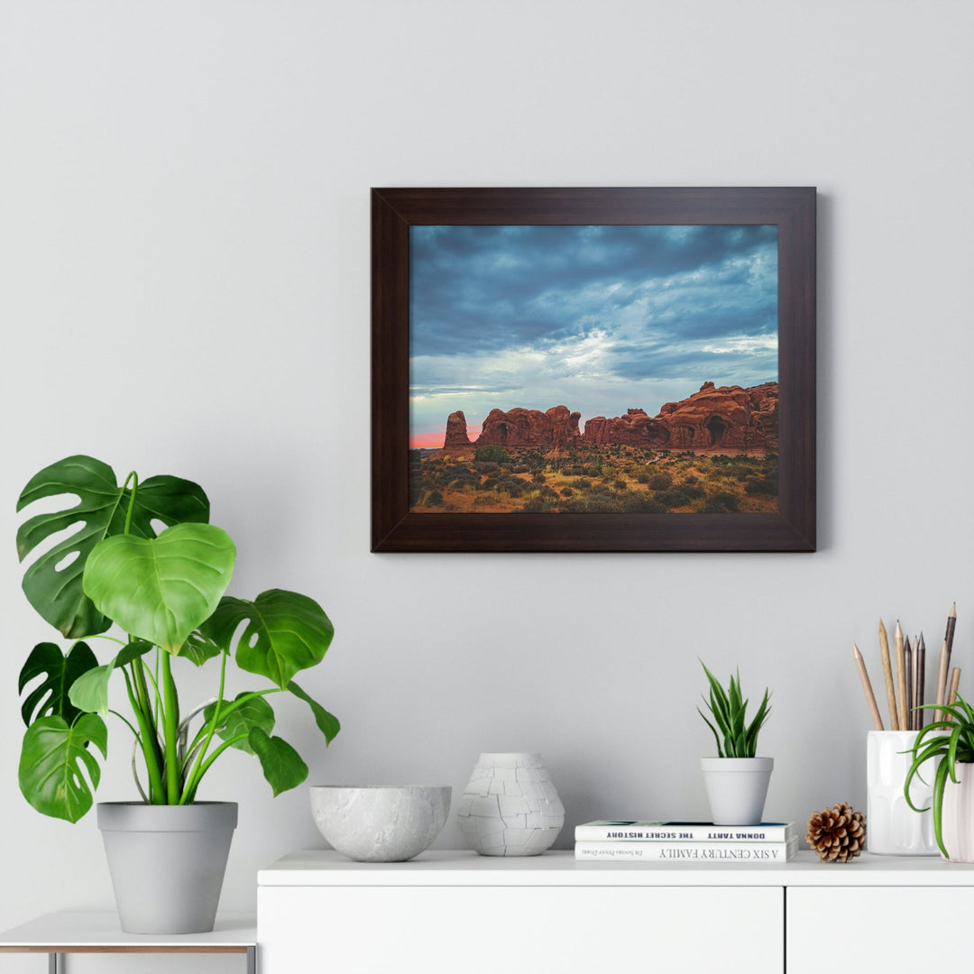 Arches at Sunset - Framed Print - Visiting This World