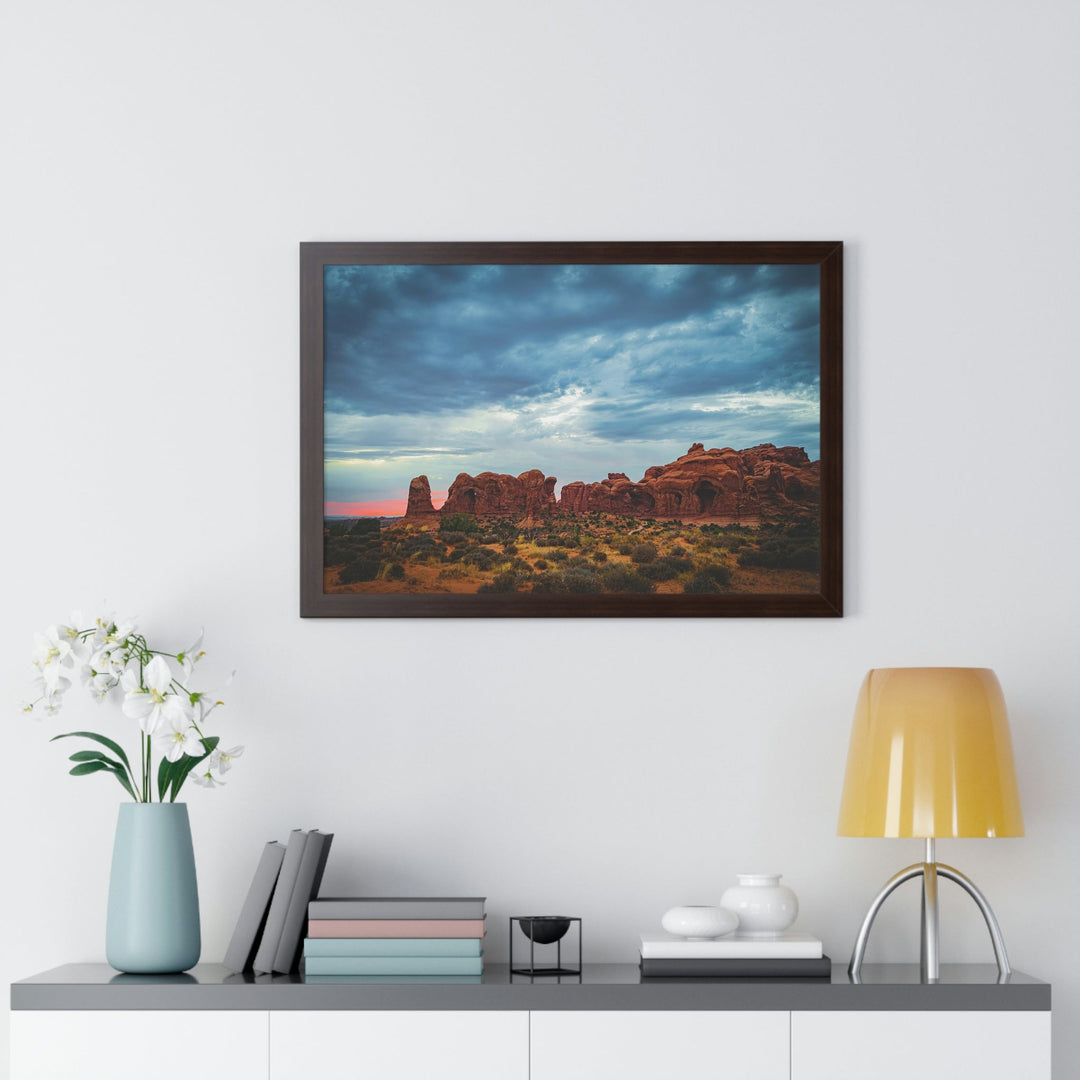 Arches at Sunset - Framed Print - Visiting This World