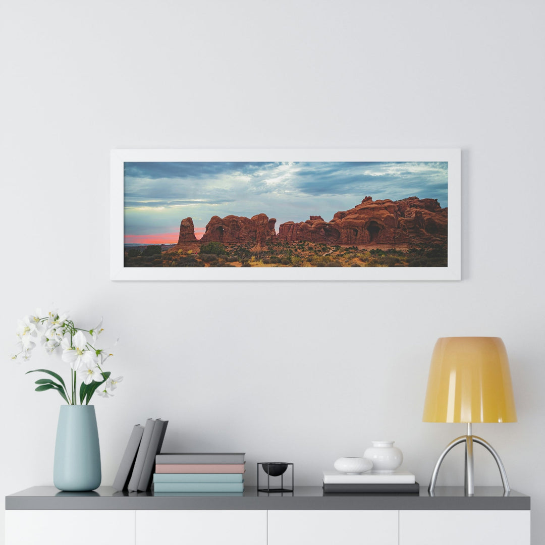 Arches at Sunset - Framed Print - Visiting This World