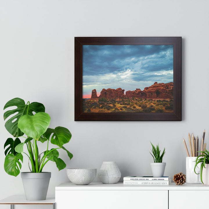 Arches at Sunset - Framed Print - Visiting This World