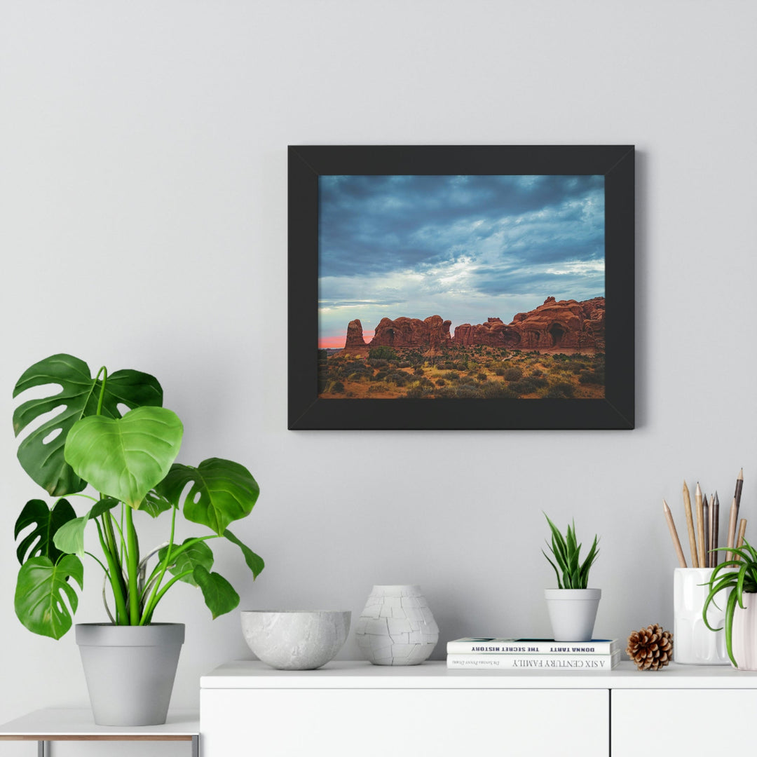 Arches at Sunset - Framed Print - Visiting This World