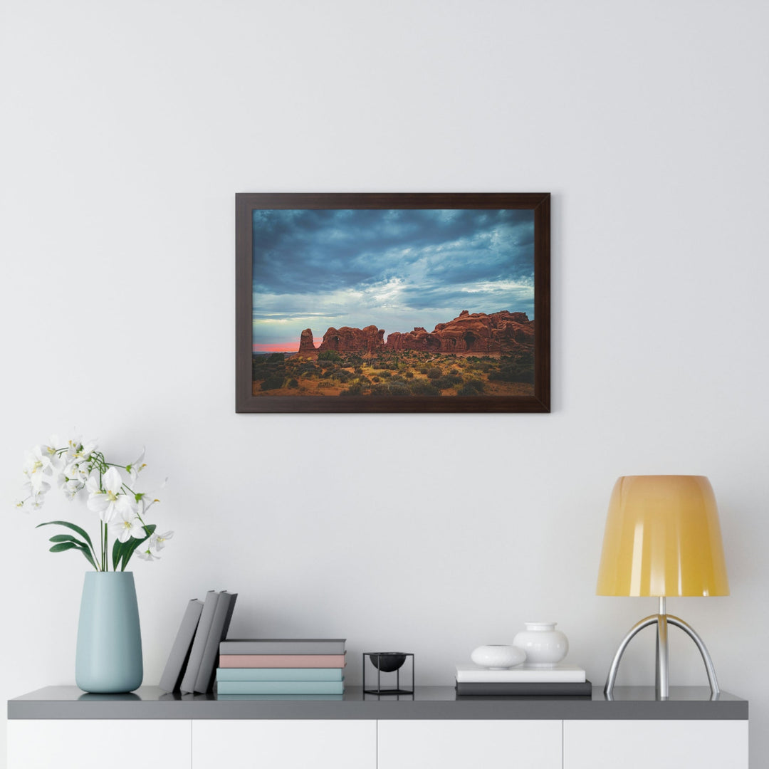 Arches at Sunset - Framed Print - Visiting This World