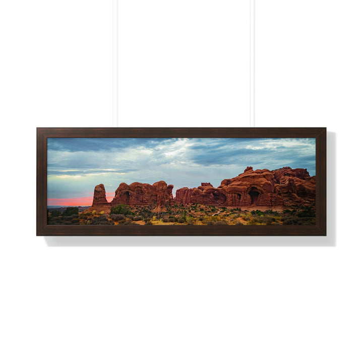 Arches at Sunset - Framed Print - Visiting This World