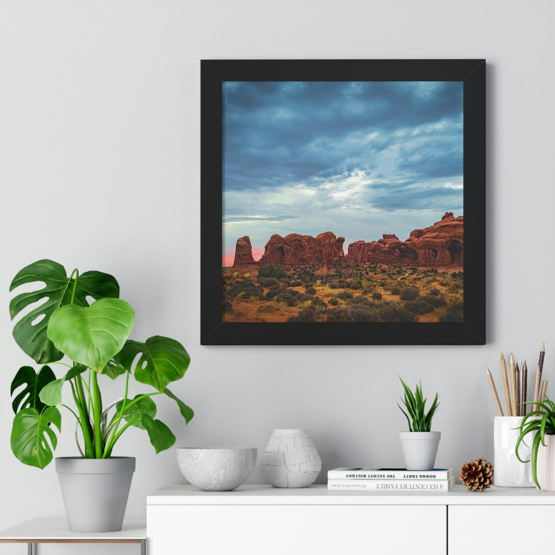 Arches at Sunset - Framed Print - Visiting This World