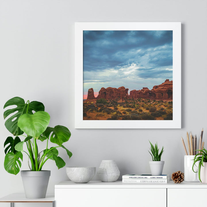 Arches at Sunset - Framed Print - Visiting This World