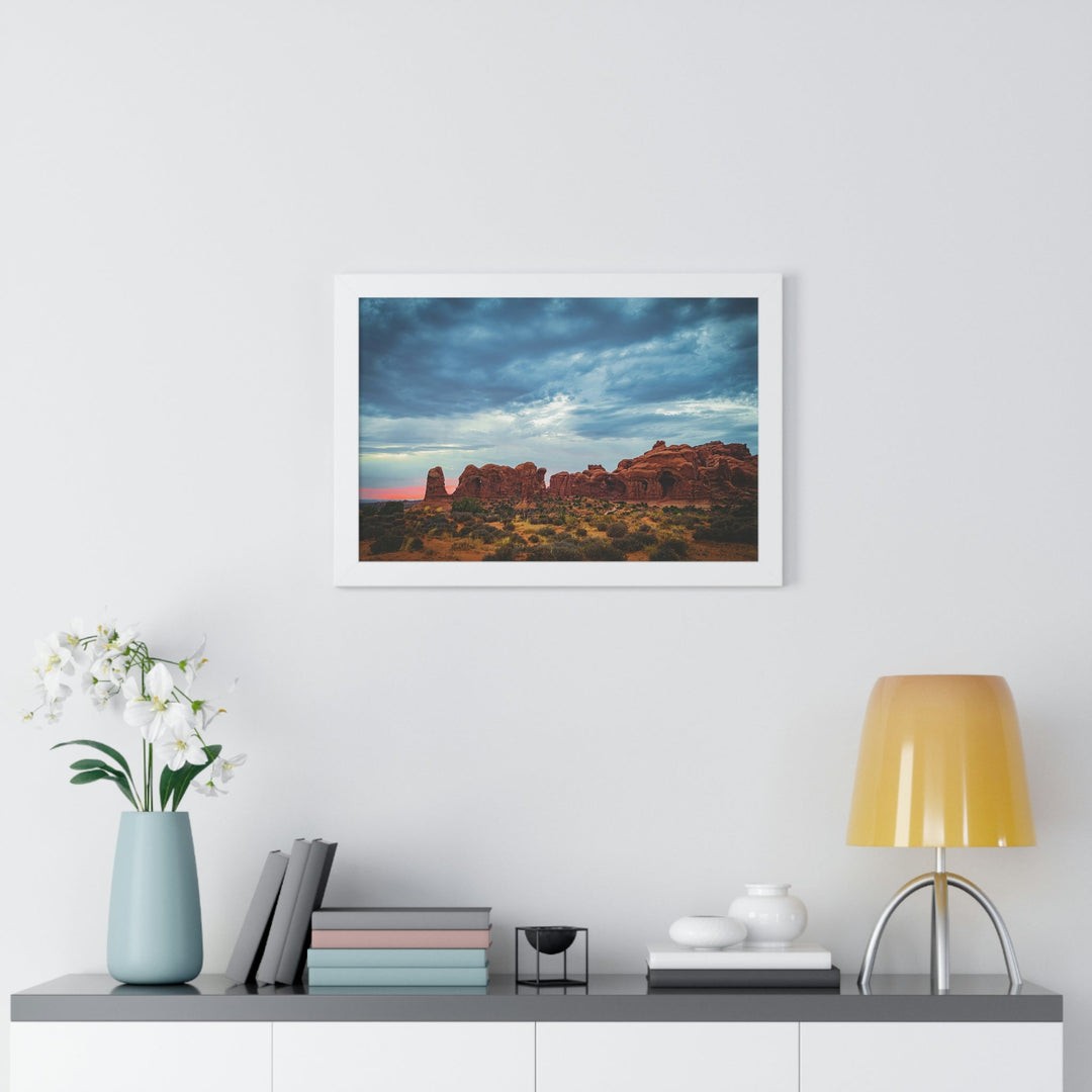 Arches at Sunset - Framed Print - Visiting This World