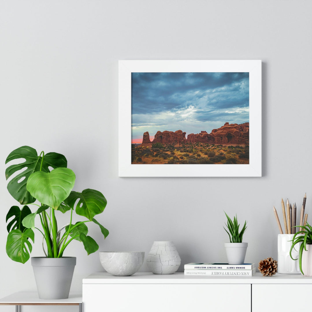 Arches at Sunset - Framed Print - Visiting This World