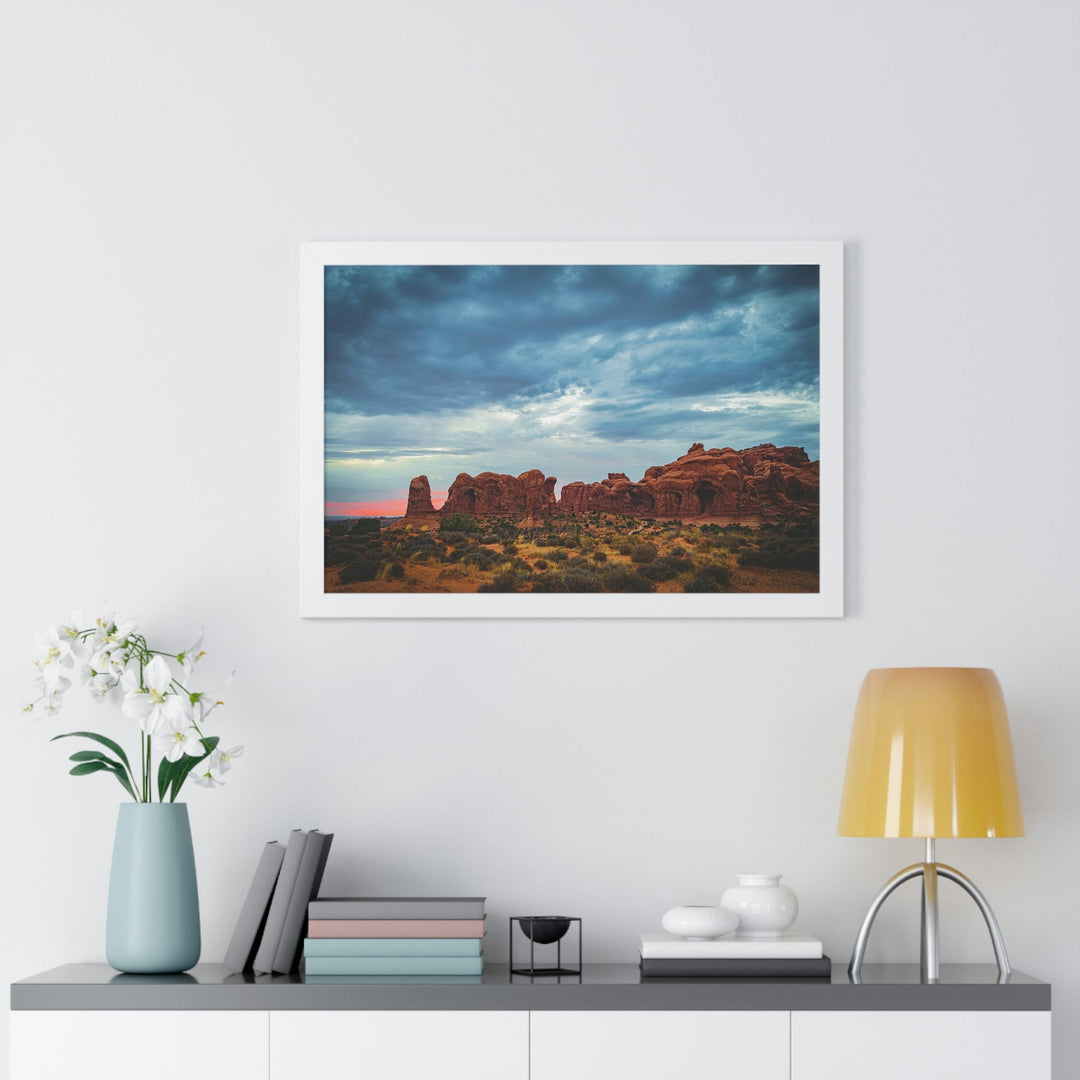 Arches at Sunset - Framed Print - Visiting This World