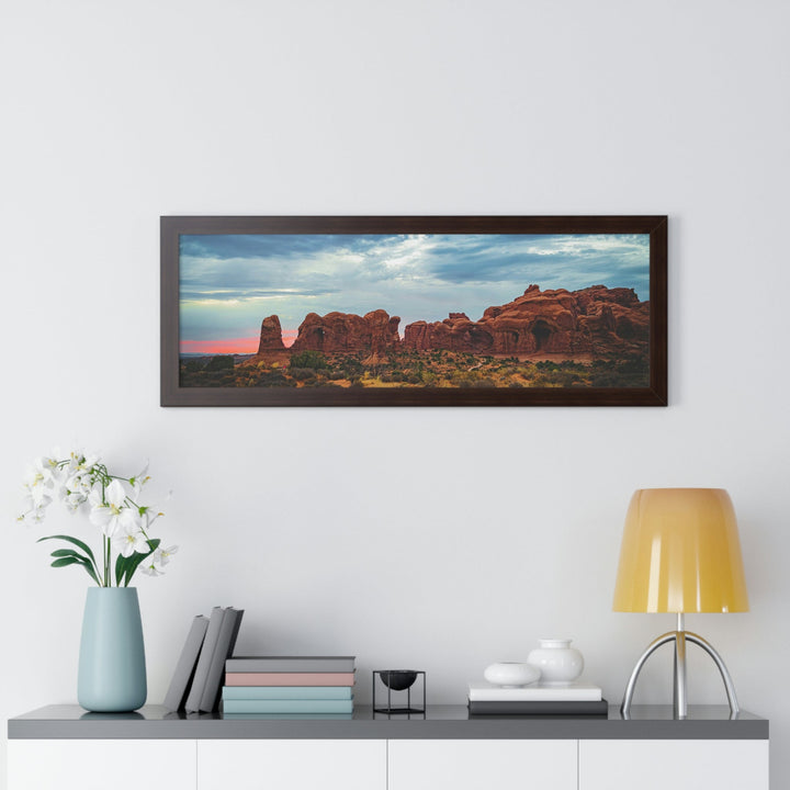 Arches at Sunset - Framed Print - Visiting This World