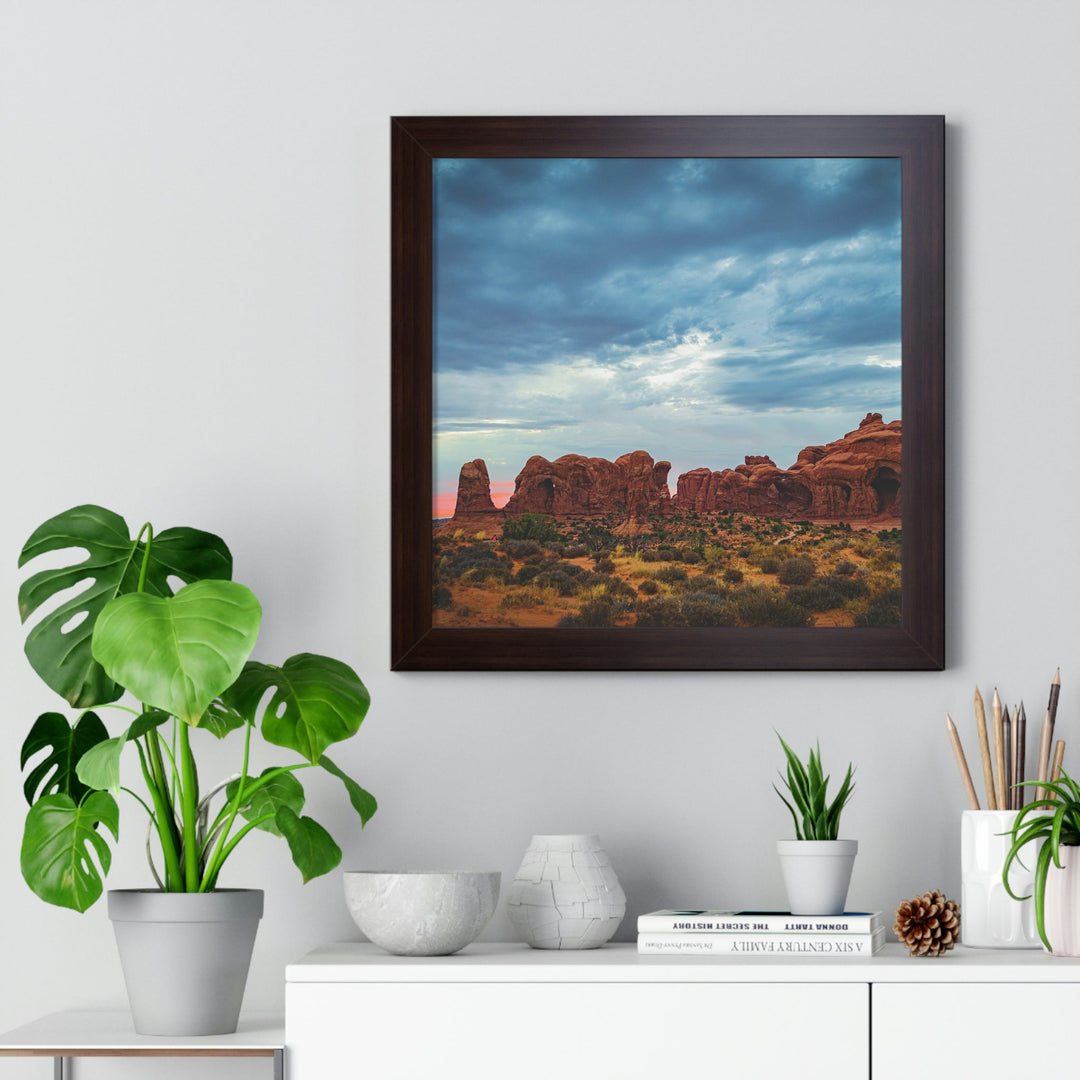 Arches at Sunset - Framed Print - Visiting This World